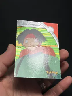 2000 Topps Pokemon TV #HV11 Tracey Sketchit Holo Foil Series 3 DMG - Image 2