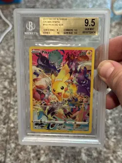 2023 Pokemon Crown Zenith Pikachu SCR #160 BGS 9.5🔥 - Image 1