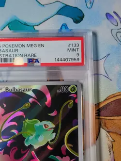 PSA 9 Bulbasaur 133/132 Pokemon Mega Evolutions Graded Card - Image 3