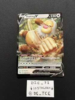 Pokemon GO - Slaking V - 058/078 - Full Art - M/NM - Image 1