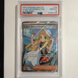 Pokemon Lillie's Determination Ultra Rare Holo PSA 10 169/132 Me01 Mega Evoluti… - Image 1