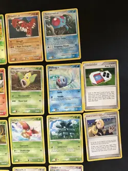 Pokemon EX Emerald Card Lot 27 Cards 2005 LP Reverse Holo Poliwag Bellsprout - Image 4