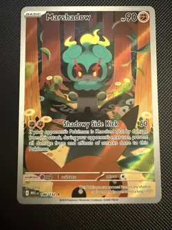 Marshadow Illustration Rare 146/132 Mega Evolution Pokemon TCG NM ✨ - Image 1