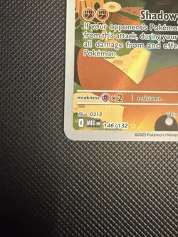 Marshadow Illustration Rare 146/132 Mega Evolution Pokemon TCG NM ✨ - Image 2