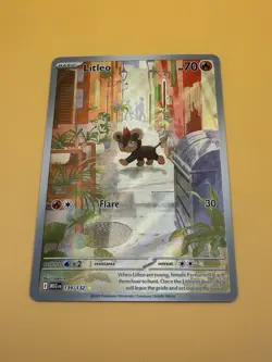 Litleo 139/132 Me01: Mega Evolution Illustration Rare Pokemon Card TCG Near Mint - Image 1