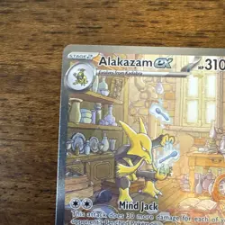 Pokemon Cards Alakazam ex 201/165 151 Special Illustration Rare NM - Image 5
