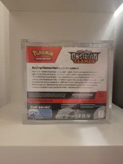 Pokemon Scarlet And Violet Obsidian Flames Booster Box Sealed + Acrylic Case - Image 2
