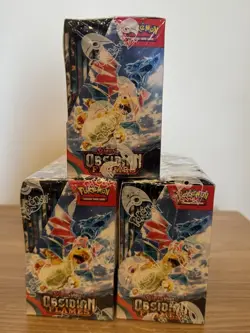 Pokemon Obsidian Flames Booster Box Sealed - Image 3