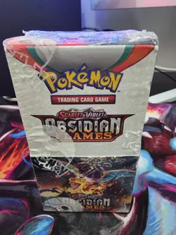 Pokemon TCG Obsidian Flames Half Booster Box Factory Sealed Slight Damage - Image 1
