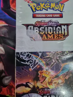 Pokemon TCG Obsidian Flames Half Booster Box Factory Sealed Slight Damage - Image 5