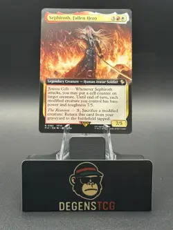 Sephiroth, Fallen Hero 0182 Extended Art Commander Final Fantasy Regular mtg - Image 1