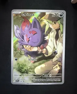 Pokemon TCG N's Zorua Promo Holo 189 Sv: Scarlet & Violet EN 70HP - Image 1