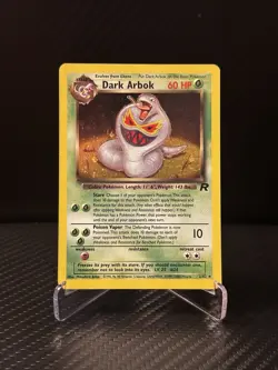 Pokemon TCG Dark Arbok Holo Rare 2/82 Unlimited LP - Image 1
