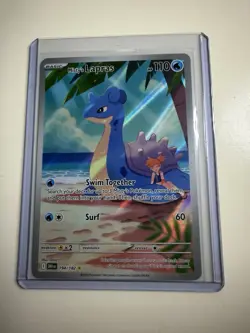 Misty's Lapras 194/182 Illustration Rare SV10: Destined Rivals Pokemon TCG NM - Image 1