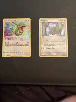 Pokemon Rayquaza 3/17 pop series 1 cosmo holo and amazing rare rayquaza - Image 3