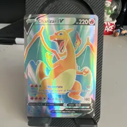 Pokemon Charizard V Full Art Ultra Rare Holo 153/172 Brilliant Stars 220HP - Image 1