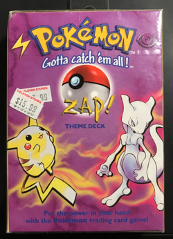 1999 Pokemon Base Set Zap! Theme Deck Vintage WOTC FACTORY SEALED - Image 1