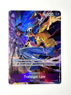 One Piece TCG Trafalgar Law Illustration Box Vol. 6 Promo P-093 - Image 1