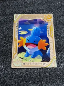 Pokemon Daway Studios GOLD Metal Diamond Card - Mudkip - Fan Art + Freebies🎁 - Image 2