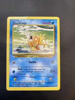 Magikarp 35/102 Base Set Pokemon Card - Image 1