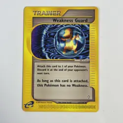 Pokemon TCG Aquapolis 141/147 Weakness Guard Trainer Card Bubble Charmander - Image 1