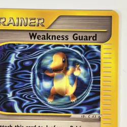 Pokemon TCG Aquapolis 141/147 Weakness Guard Trainer Card Bubble Charmander - Image 3