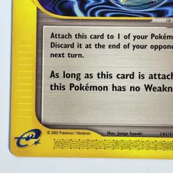 Pokemon TCG Aquapolis 141/147 Weakness Guard Trainer Card Bubble Charmander - Image 4