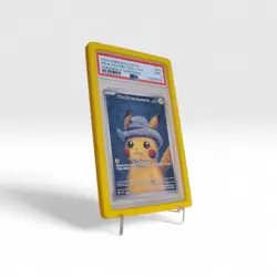 Pikachu With Grey Felt Hat 085 Van Gogh Black Star Promo Pokemon Cards - PSA9 - Image 3