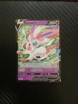 Pokemon Sylveon V SWSH202 SWSH Black Star Promo NM - Image 1