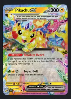 Pikachu 057/191 Surging Sparks Double Rare Pokemon TCG - Image 1
