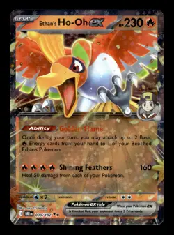 Ethan's Ho-Oh ex 039/182 SV10: Destined Rivals Holofoil Double Rare Pokemon TCG - Image 1