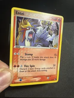 Entei 1/17 POP Series 2 Holo VINTAGE 2006 Pokemon NEAR MINT - Image 2