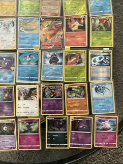 Pokemon Card Lot 50+ Cards V Holo Rare Pikachu Gyarados EX Vintage Mixed Bundle - Image 5