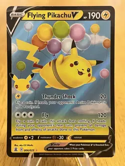 Pokemon Flying Pikachu V 006/025 Ultra Rare Celebrations NM Condition - Image 1
