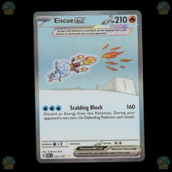 Eiscue ex 222/197 Pokemon TCG Scarlet & Violet: Obsidian Flames LP - Image 1