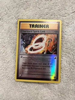 POKEMON CHARIZARD SPIRIT LINK 75/108 REVERSE HOLO XY EVOLUTIONS LP - Image 1