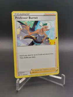 Pokemon TCG Professor Burnet SWSH Black Star Promo SWSH167 Mint Condition 💎 - Image 1