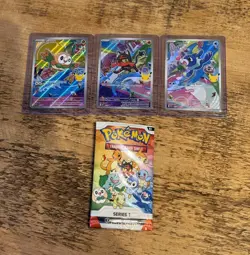 Pokemon TCG First Partners Illustration Alola Set Gen 7 Bundle X3 Cards 🦅🦖💨 - Image 2