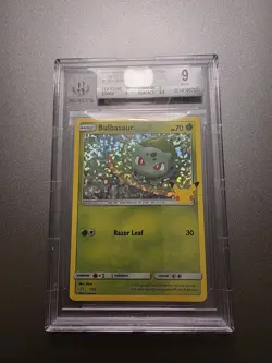 Pokemon TCG Bulbasaur McDonald's Collection Confetti Holo #1 - Image 1