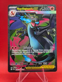MEGA CHARIZARD X EX 109/094 PHANTASMAL FLAMES POKEMON NM/M MEGA CHARIZARD X EX - Image 1