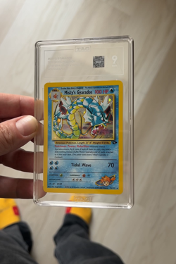 Misty’s Gyarados TAG 9 Pokemon WOTC 2000 Gym Challenge 13/132 Holo Swirl POP 6 - Image 2