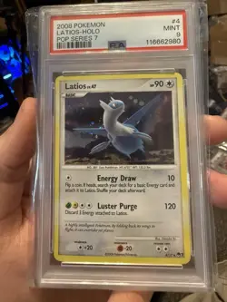 Latios Holo 4 Pop Series 7 Pokemon PSA 9 ****POP 22*** No PSA 10’s - Image 1