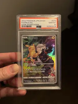 Pikachu PSA 10 Pokemon SWSH 2022 Dark Phantasma Lost Origin Japanese Art Rare 73 - Image 3