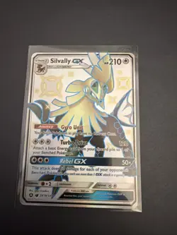 MINT Shiny Silvally GX Holo Ultra Rare HIDDEN FATES POKEMON TCG - Image 2