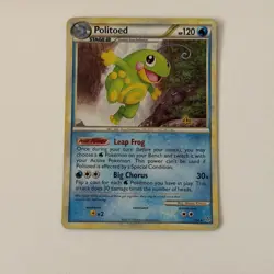 Politoed 7/95 Holo Rare HGSS Unleashed Pokemon TCG MP - Image 2