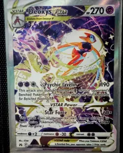 Pokemon Deoxys VSTAR GG46/GG70 Crown Zenith Galarian Gallery. - Image 1