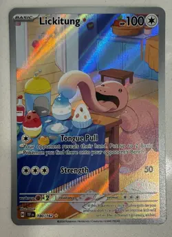 2024 Pokemon Temporal Forces Lickitung 180/162 NM/M - Image 1