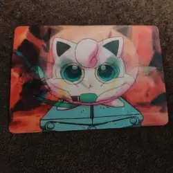 1998 Pokemon Jigglypuff Pioneer Viz Video PIKA-0022D 3D Lenticular Promo Mint - Image 1