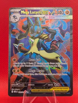 MEGA LUCARIO EX 160/132 ULTRA RARE MEGA EVOLUTION POKEMON NM/M MEGA LUCARIO EX - Image 1