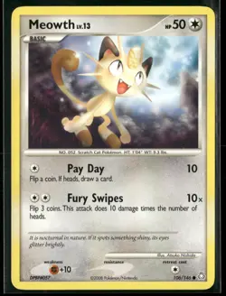 Meowth 106/146 Common Legends Awakened Pokemon Near Mint - Image 1